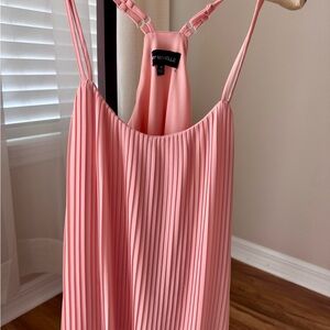 My Michelle Blush Pleated Dress